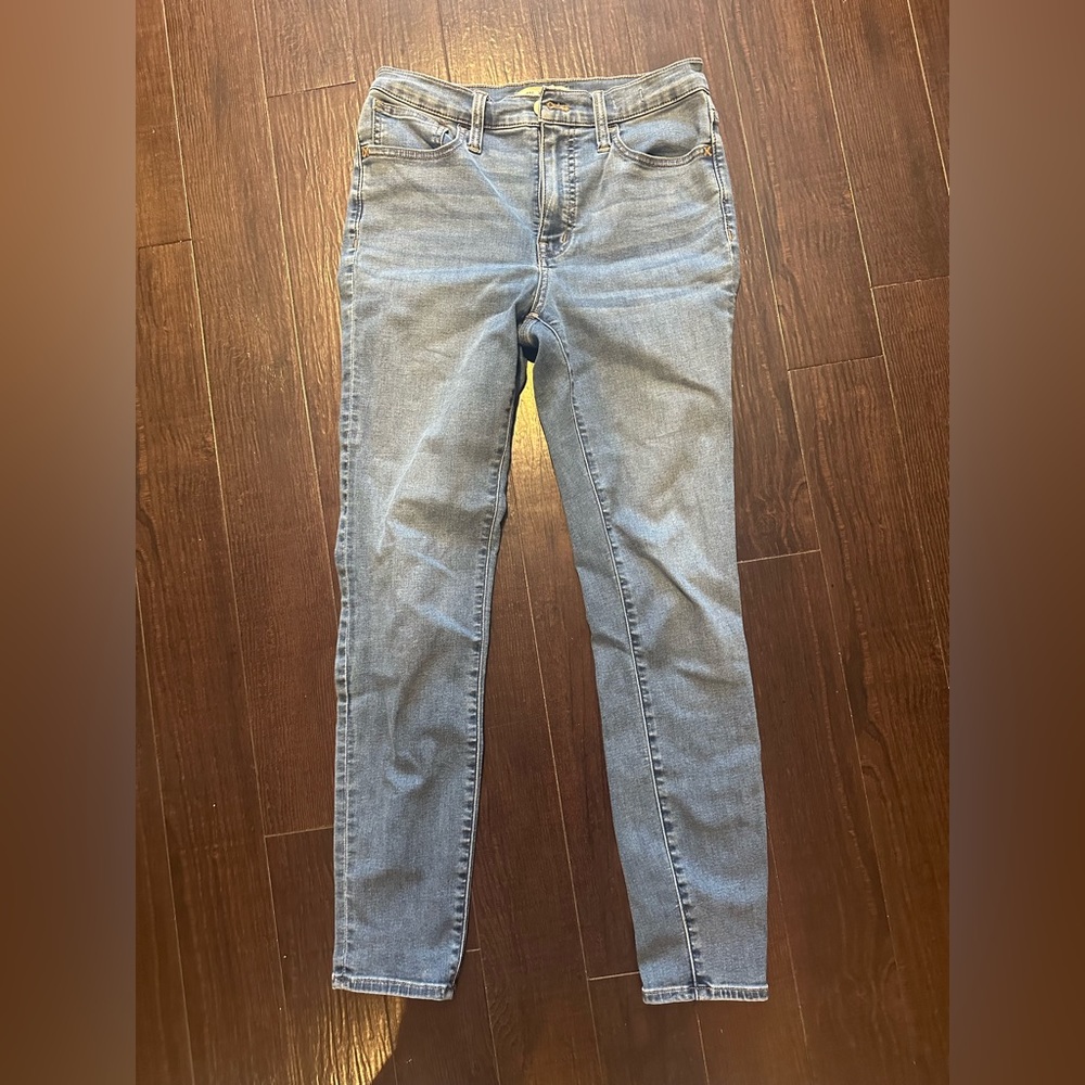 Madewell Roadtripper Blue Skinny Jeans